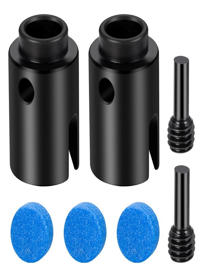 JGGZONE 4PCS Hard Steel 1144 RC Universal Front & Rear Joint Cup Center Drive Coupler RC Joint Drive Cup Compatible with 1/10 TRA-XXAS 4-TEC 2.0 RC Car Upgrade Parts - Image 2